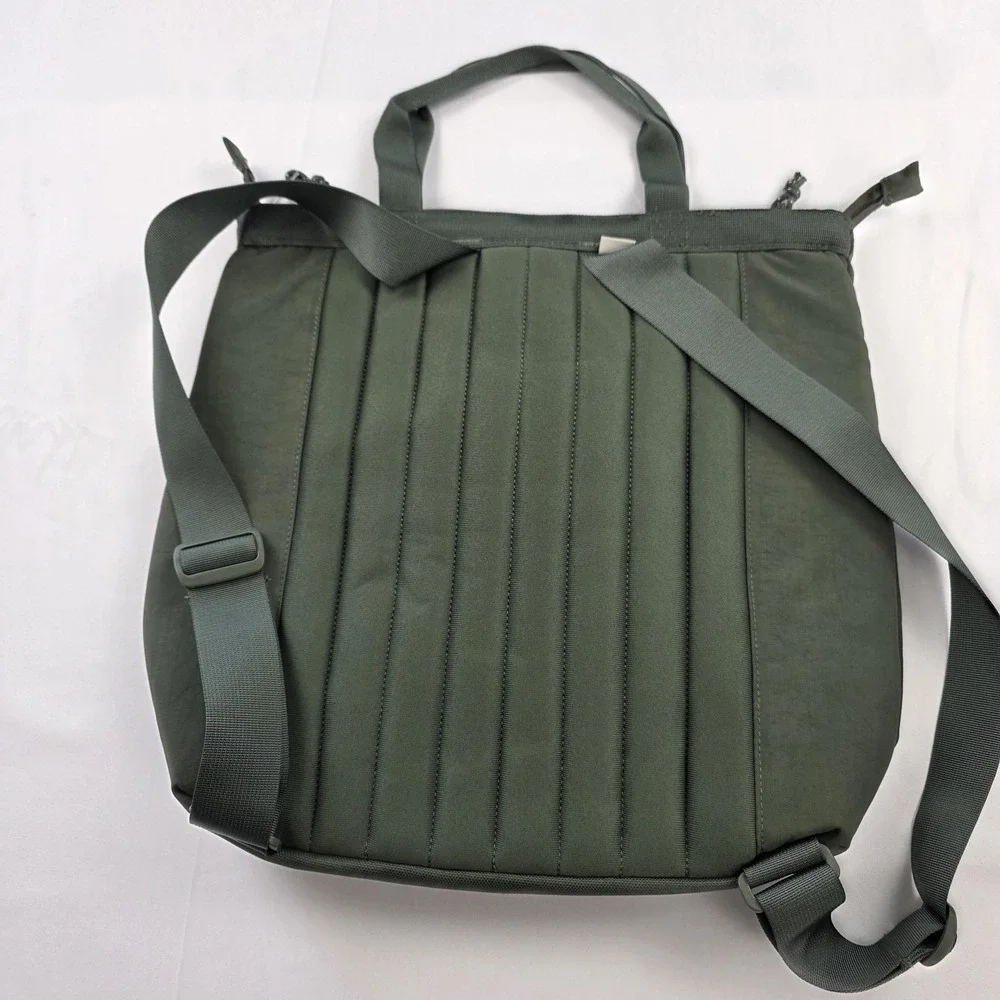 The North Face Backpack Green One Size 20L Padded Laptop Shoulder Bag Hiking